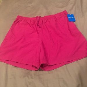 Women’s Hot Pink Columbia Shorts 2X NWT